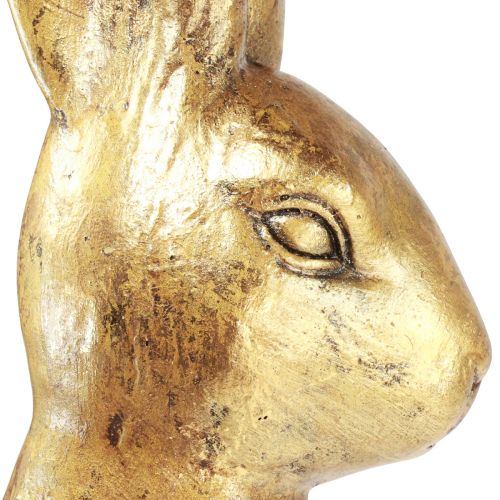 Floristik De Deko Osterhase Gold Osterdeko Hase Sitzend Antik H Cm