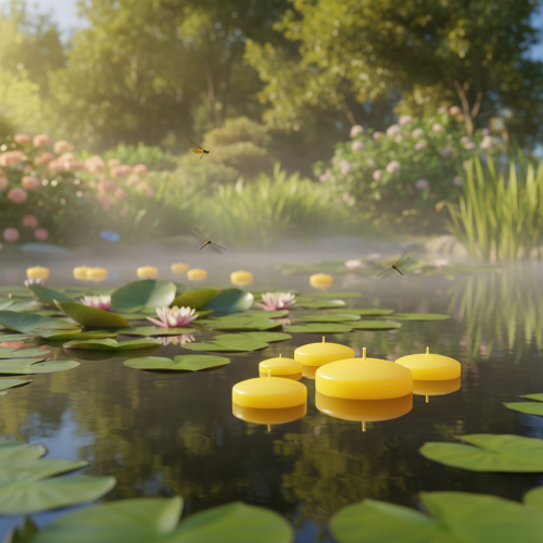 Artikel Schwimmkerze Schwimmendes Deko-Element vielseitig einsetzbar in Haus und Garten 8cm 8St