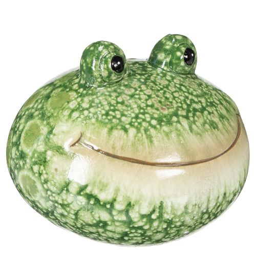 Artikel Deko Frosch Figur für verspielte Wohn und Gartendekoration grün 11cm 2St