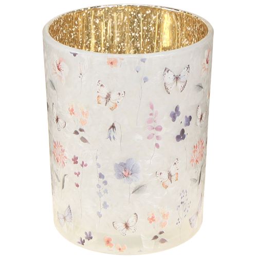 Artikel Windlicht Glasdekoration Schmetterlingsmotiv für gemütliche Wohnmomente 12,5cm 2St