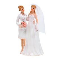Artikel Hochzeitsfigur Frauenpaar 17cm