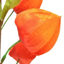 Artikel Kunstblume Orange Lampionblume Physalis Deko Seidenblumen 93cm 2St