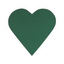 Artikel Steckschaum Herz Steckmasse Grün 31cm × 29cm 2St