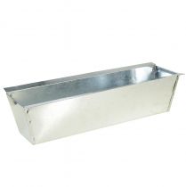 Artikel Pflanzkasten Blumenkasten Metall Silber 38x9,5x5cm