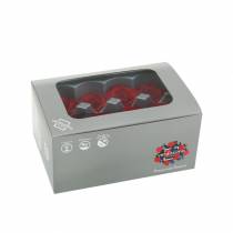 Artikel Konservierte Rosen Medium Ø4-4,5cm Rot 8 St