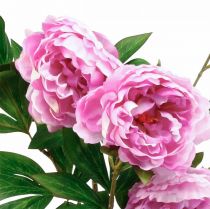 Artikel Seidenblume Pfingstrose künstlich Pink Violett 135cm