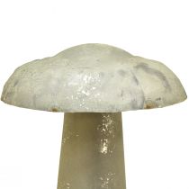 Artikel Deko Pilz Metall Herbstdeko Rost Grün Vintage 36cmx62cm