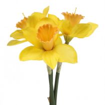 Artikel Künstliche Narzissen Seidenblumen Gelb Osterglocken 40cm 3St