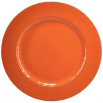 Plastikteller in Orange – 28 cm – Ideal für Partys und Dekoration – 4St