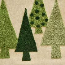 Artikel Tischläufer Weihnachten Tannenbäume Grün 140x41,5cm
