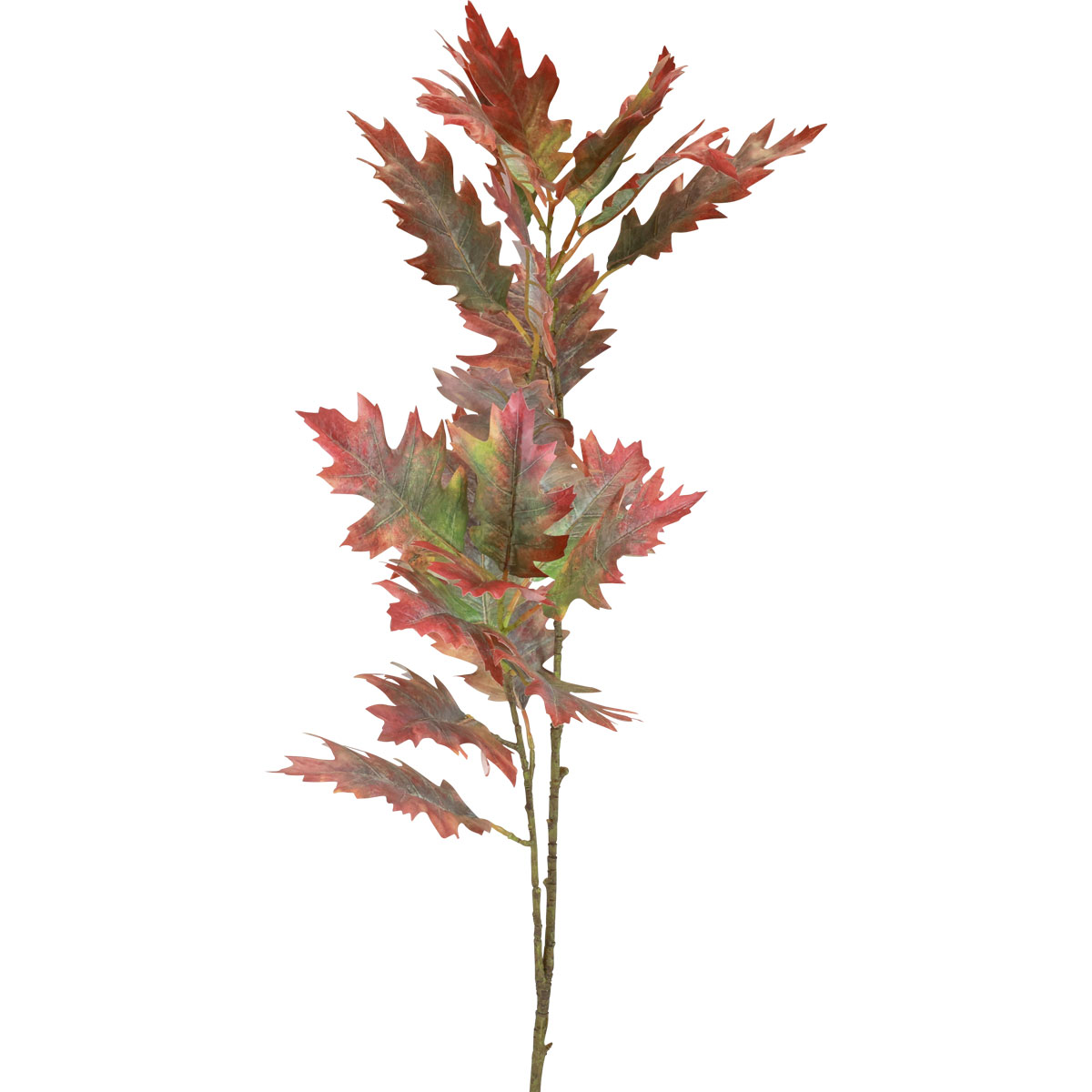 Herbst Floristik24.de Rot, 100cm-09180 Dekozweig Eichenlaub Deko Blätter Grün