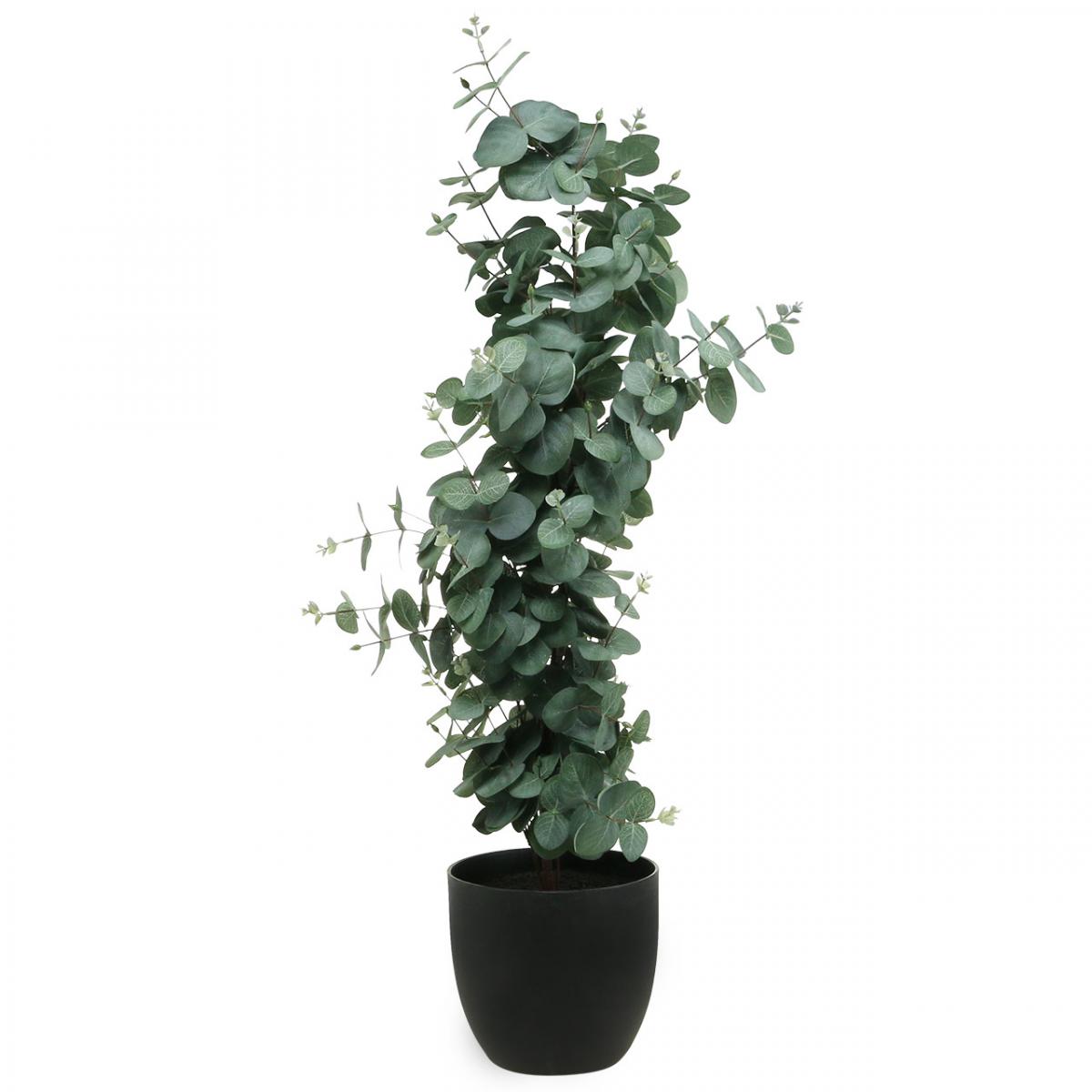 Pflanzendeko Kunstpflanze Topf H87cm-02346 Künstliche Floristik24.de Eukalyptus im