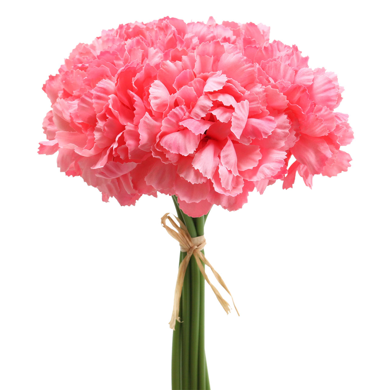 Floristik24.de Künstliche Nelke Pink 25cm wie !-68590 Künstliche echt Pflanze 7St