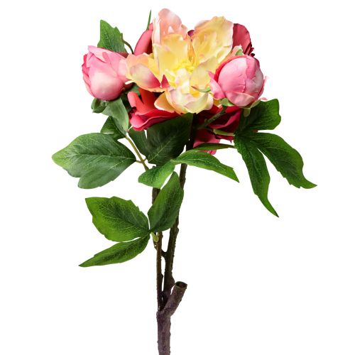 Floristik24.de Deko Rosen Blumenstrauß Kunstblumen Rosenstrauß Violett 45cm  3St-05793