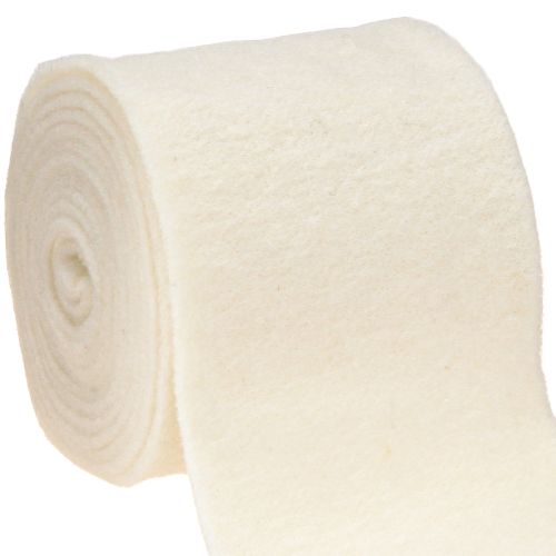 Artikel Filzband 15cm x 5m Weiß