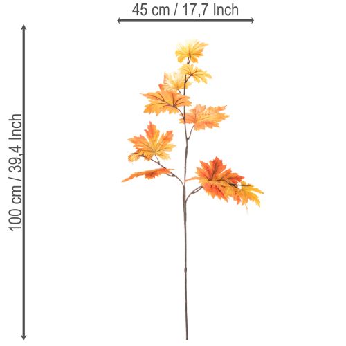 Artikel Künstlicher Ahornzweig als Herbstdeko 100cm