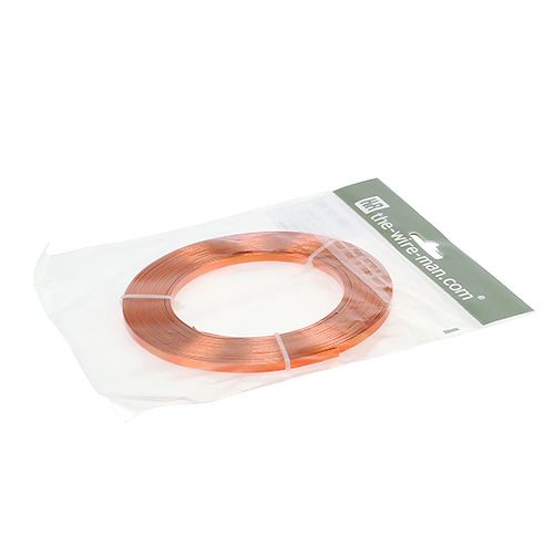 Artikel Aluminium Flachdraht Orange 5mm 10m Basteldraht Dekoration