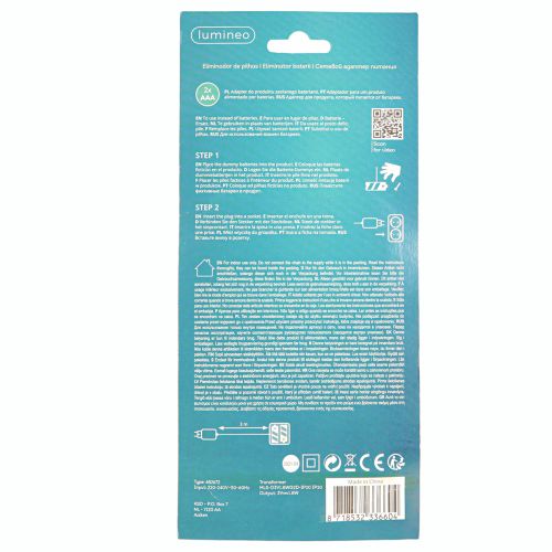 Artikel Batterie-Adapter als Batterieersatz für 2 AAA-Batterien 3V