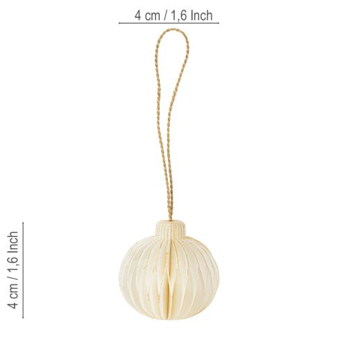 Artikel Eleganter Papierbaumschmuck Weihnachtsdeko Skandi-Look