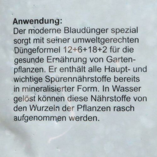 Artikel Beckmann Blaudünger spezial 2,5kg Blaukorn Universaldünger