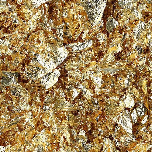 Blattmetall Flocken Gold 25g-70899cr