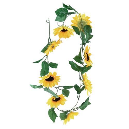 Artikel Blumengirlande mit 8 künstlichen Sonnenblumen 135cm