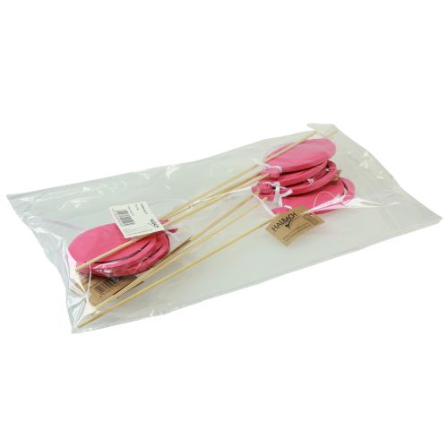 Artikel Blumenstecker Strauß Deko Kuchentopper Luftballon Pink 28cm 8 St