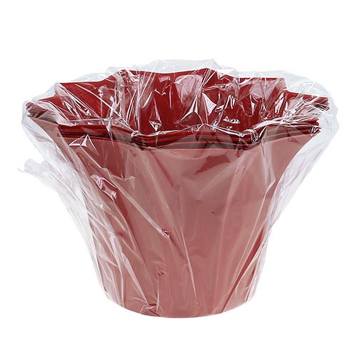 Floristik24 Blumentopf Plastik Ø14cm Rot 10St