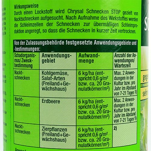 Floristik24 Chrysal Schnecken Stop 300g