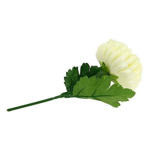 Artikel Chrysantheme Creme künstlich Ø7cm L18cm