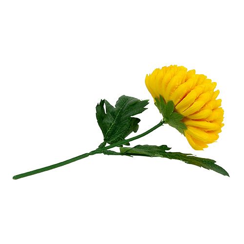 Artikel Chrysantheme Gelb künstlich Ø7cm L18cm