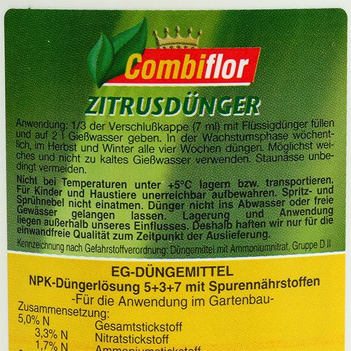 Artikel Combiflor Zitrusdünger 250ml