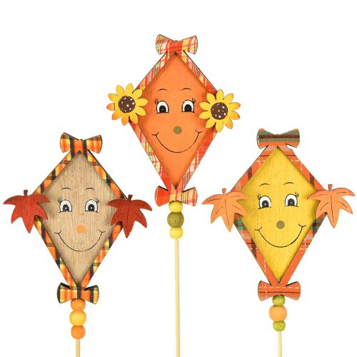 Artikel Deko Drachen Herbst Holzstecker Herbstdeko Holz 33,5cm 6 St