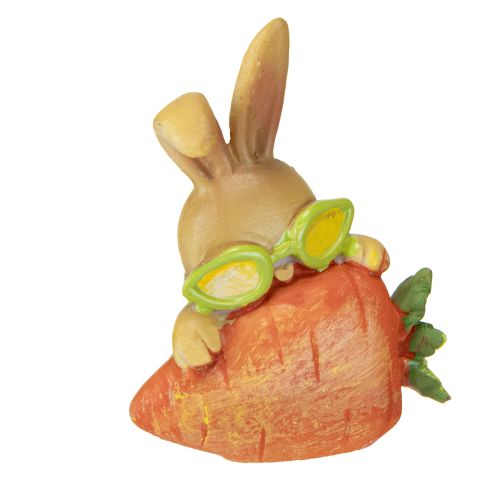 Artikel Deko Hase mit Möhre Osterhasen Deko Figuren H5,5cm 6St