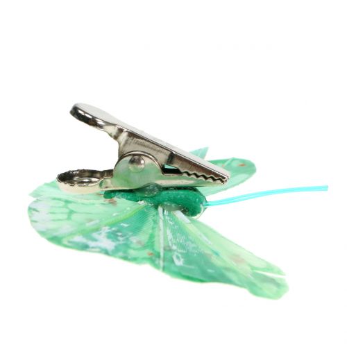 Floristik24 Deko-Schmetterlinge am Clip bunt sortiert 6cm 24St