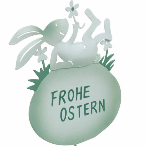 Artikel Deko-Stecker Ostern Hase Metall Grün Osterhasen Osterdeko 4 St