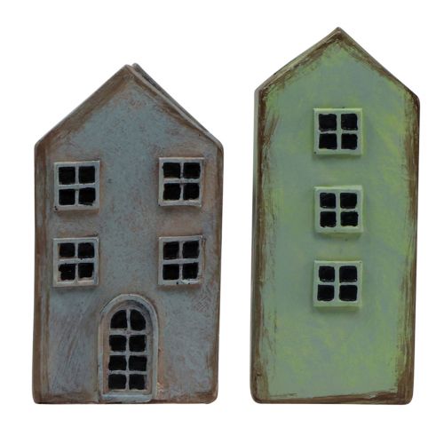 Artikel Deko Häuser Tischdeko Vintage Übertopf H12,5cm – 19cm 4er-Set