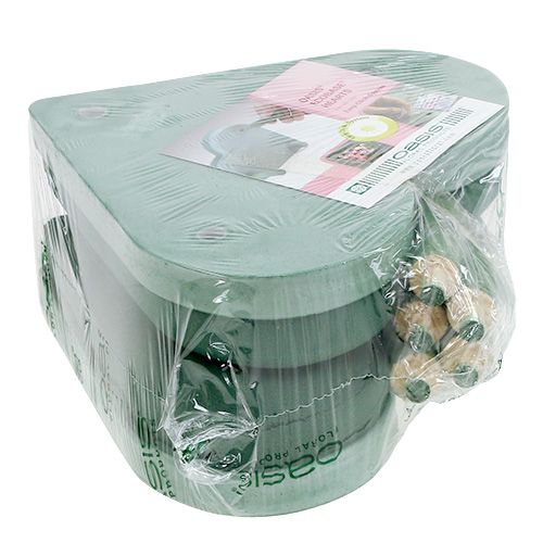 Artikel Steckschaum Herz mit Click System Steckmasse Grün 20cm 2 St