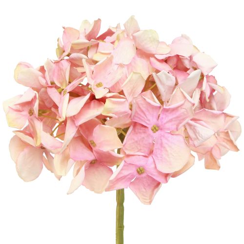 Elegante Künstliche Hortensie in Pastellrosa 58cm 2St