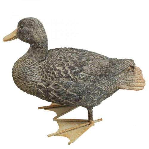 Floristik24 Ente Gartenfigur Dekofigur Entenfigur zum Stellen H18cm