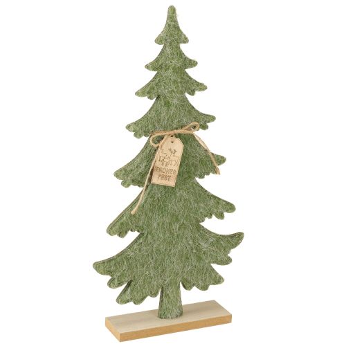 Artikel Filz Tannenbaum Deko Anhänger „Frohes Fest“ Grün H42cm