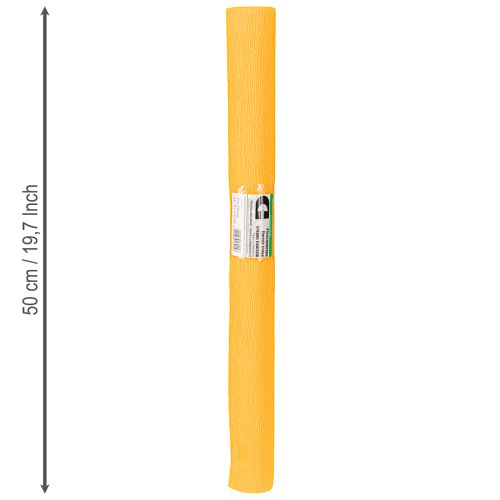 Artikel Floristen-Krepppapier Floristenkrepp Sonnengelb 50×250cm 5St