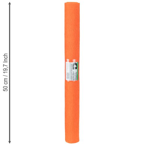 Artikel Floristen-Krepppapier Orange 50x250cm