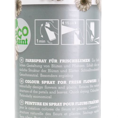 Floristik24 Blumenspray Flower Decor Silber 400ml