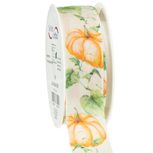 Artikel Geschenkband Kürbis Band Herbst Orange 40mm 15m