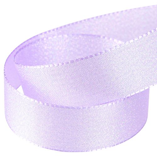 Artikel Geschenkband Lila Glimmer Dekoband Flieder 25mm 20m