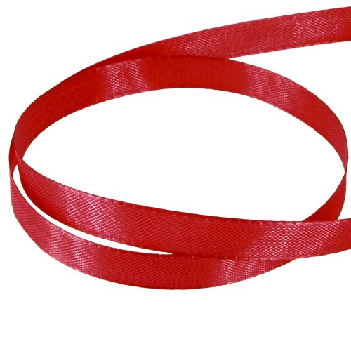 Artikel Geschenkband Rot Dekoband Taftband Hellrot 10mm 50m