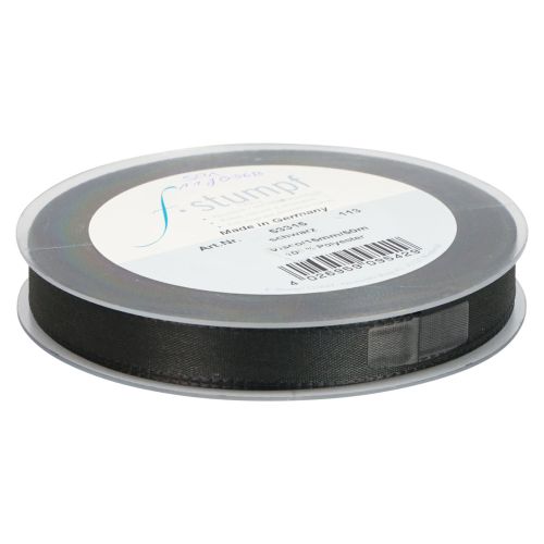 Artikel Geschenkband Schwarz Trauerflor Dekoband 15mm 50m