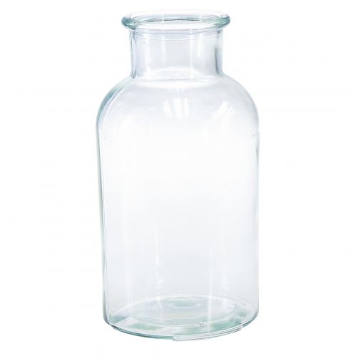 Floristik24 Glasvase Apothekerflasche Retro Dekoflasche Ø10cm H20cm