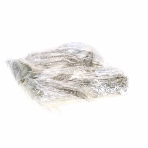 Floristik24 Christbaumschmuck Engelsflügel Glitter Champagner 16cm 12St